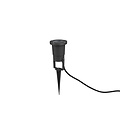 Ubangi foco de suelo orientable para GU10 max 28W, aluminio fundido, antracita, IP65 para exterior