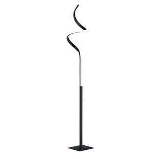 Course lampadaire LED 1x11W 3000K dimmable noir mat