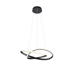 Trio Lighting Course suspension LED éclectique noir mat