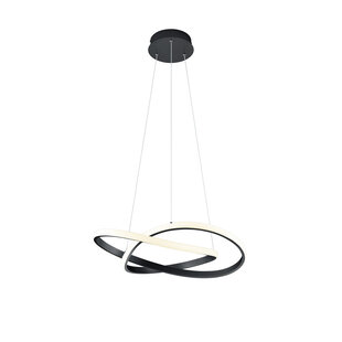 Trio Lighting Course suspension LED éclectique noir mat