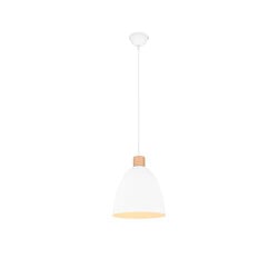Lámpara colgante Jagger blanco mate E27 metal 150 cm