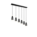 Trio Lighting Farin, suspension élégante et orientable avec 6xE14, en noir mat, max. 25W par douille, IP20