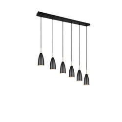 Trio Lighting Farin elegant pendant light 6xE14 matt black