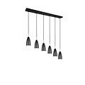 Trio Lighting Farin, suspension élégante et orientable avec 6xE14, en noir mat, max. 25W par douille, IP20