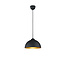 Bell-shaped hanging lamp 1xE27 matt black