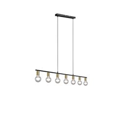 Vannes pendant lamp metal matt brass 7xE27 excl. light source