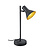 Nina table lamp with E14 fitting, black-gold metal, 39 cm high