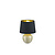 Small table lamp ceramic black/gold E14 - bulb not incl.