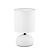 Trio Lighting Luci modest ceramic table lamp white E27