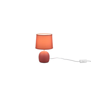 Lampe à poser intemporelle orange 1xE14