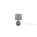 Trio Lighting Malu green, timeless table lamp in ceramic with E14 fitting, max. 40W, IP20