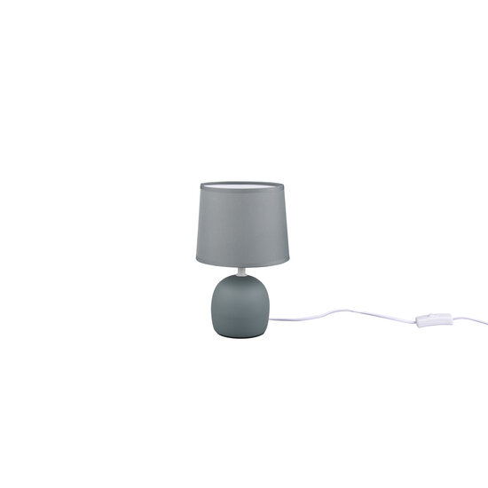 Trio Lighting Malu green, timeless table lamp in ceramic with E14 fitting, max. 40W, IP20