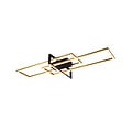 Salinas ceiling lamp LED 34W 3000K matte brass, 100 cm, 3900 lumen, IP20, dimmable via switch