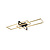 Trio Lighting Salinas Deckenleuchte LED 34W 3000K Messing matt 100 cm