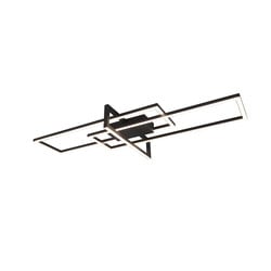 Salinas LED ceiling lamp matt black 34W 3000K dimmable