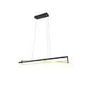 Lámpara colgante Edge LED 35W, temperatura de color ajustable 2300-4000K, 4100 lúmenes, regulable, metal negro mate, IP20