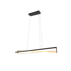 Lampe suspendue multi futuriste LED 1x35W 2300-4000K noir mat