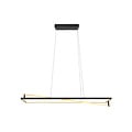 Lámpara colgante Edge LED 35W, temperatura de color ajustable 2300-4000K, 4100 lúmenes, regulable, metal negro mate, IP20