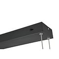 Lámpara colgante Edge LED 35W, temperatura de color ajustable 2300-4000K, 4100 lúmenes, regulable, metal negro mate, IP20