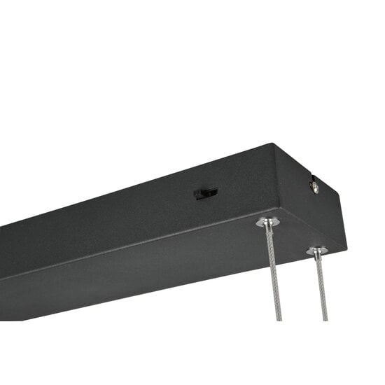Lámpara colgante Edge LED 35W, temperatura de color ajustable 2300-4000K, 4100 lúmenes, regulable, metal negro mate, IP20