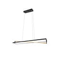 Lámpara colgante Edge LED 35W, temperatura de color ajustable 2300-4000K, 4100 lúmenes, regulable, metal negro mate, IP20