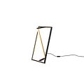 Edge lámpara de pie LED 9W CCT 2300-4000K regulable, 950 lúmenes, negro mate metal, 44 cm