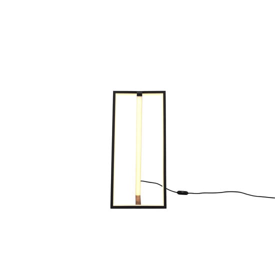 Edge lámpara de pie LED 9W CCT 2300-4000K regulable, 950 lúmenes, negro mate metal, 44 cm
