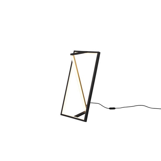 Edge lámpara de pie LED 9W CCT 2300-4000K regulable, 950 lúmenes, negro mate metal, 44 cm