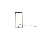 Edge LED floor lamp 9W CCT 2300-4000K dimmable, 950 lumen, matt black metal, 44 cm high