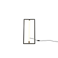 Edge LED Stehleuchte 9W CCT 2300-4000K dimmbar, 950 Lumen, mattschwarzes Metall, 44 cm hoch