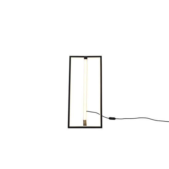 Edge lampadaire LED 9W CCT 2300-4000K dimmable, 950 lumens, noir mat métal, 44 cm