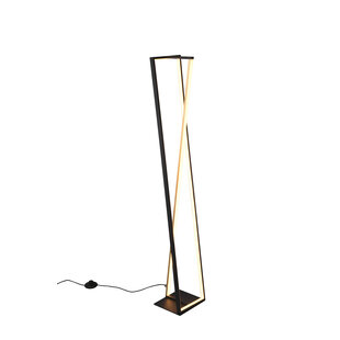 Edge lámpara de pie LED 26W regulable CCT 2300-4000K negro mate