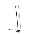 Edge floor lamp LED 1x26W, 2950 lumen, adjustable colour temperature 2300-4000K, dimmable, metal, matt black, 124 cm