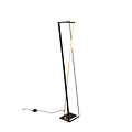 Edge Stehleuchte LED 1x26W, 2950 Lumen, einstellbare Farbtemperatur 2300-4000K, dimmbar, Metall, mattschwarz, 124 cm