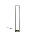 Edge lampadaire LED 1x26W, 2950 lumens, température de couleur réglable 2300-4000K, dimmable, métal, noir mat, 124 cm