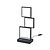 Trio Lighting Trio Lighting Sorrento niedrige blockförmige Stehleuchte LED