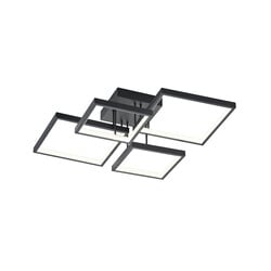 Sorrento LED ceiling light 24W 3000K matt black, dimmable