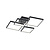 Sorrento LED plafondlamp 24W 3000K mat zwart dimbaar