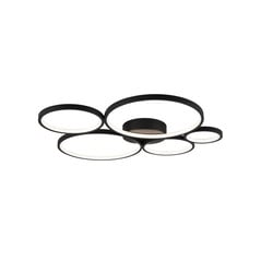 Rondo LED wall/ceiling lamp round 49W 3000K matt black dimmable