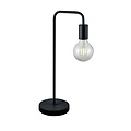 Lámpara de mesa Diallo, metal negro mate, 51 cm de alto, 15 cm de ancho, casquillo E27 (bombilla no incluida), IP20.