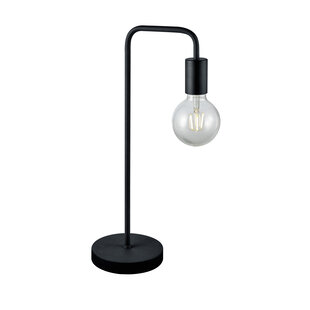 Simple table lamp 1xE27 matt black