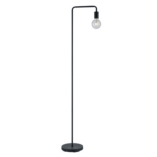 Diallo floor lamp in matt black metal, E27 fitting, max 42W, bulb excluded, height 149 cm