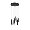 Trio Lighting Lampe suspendue ronde en forme de tige 11xLED DIM 2,8W 3000K noir mat - Créez une ambiance chaleureuse dans votre espace