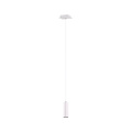 Marley Hängelampe mit 1x GU10-Fassung (Leuchtmittel nicht enthalten), weißes Metallgehäuse, 150 cm, IP20, 230V