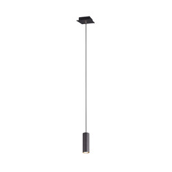 Marley suspension noir mat métal, douille GU10 excl. ampoule