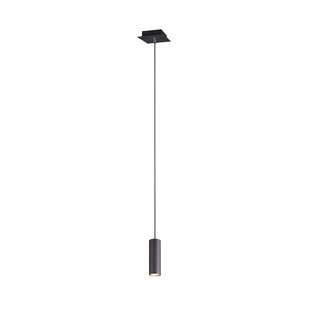 Marley pendant light matte black metal, GU10 socket excl. bulb