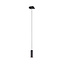 Marley suspension noir mat métal, 1x douille GU10 max. 35W, hauteur 150 cm, IP20, ampoule non incluse