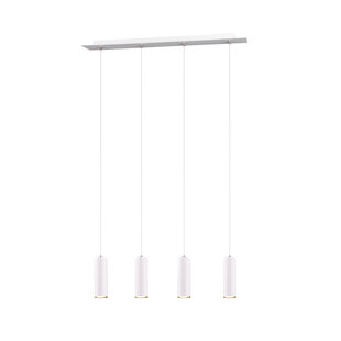 Marley suspension orientable élancée blanche 4xGU10