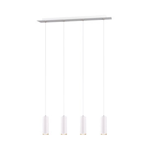 Suspension blanche orientable élancée 4xGU10