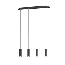 Marley suspension réglable 4xGU10 noir mat métal